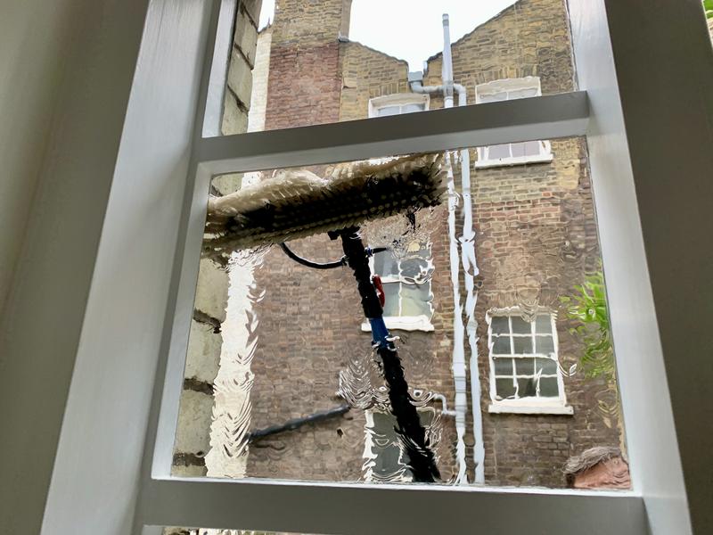 Commercial window cleaning in Fitzrovia